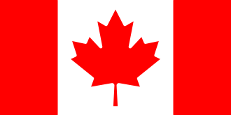 mini Canadian flag
